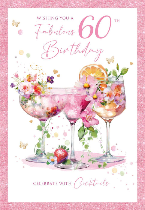 Cherry Orchard 'Fabulous 60th' Birthday Card