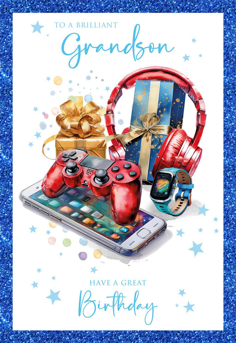 Cherry Orchard 'To A Brilliant Grandson' Birthday Card