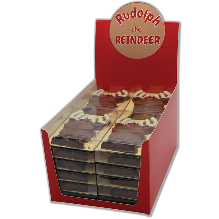 Welsh Chocolate Rudolph Reindeer Christmas Figure