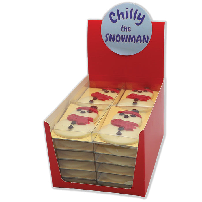 Welsh Chocolate Chilly Snowman Christmas Figure