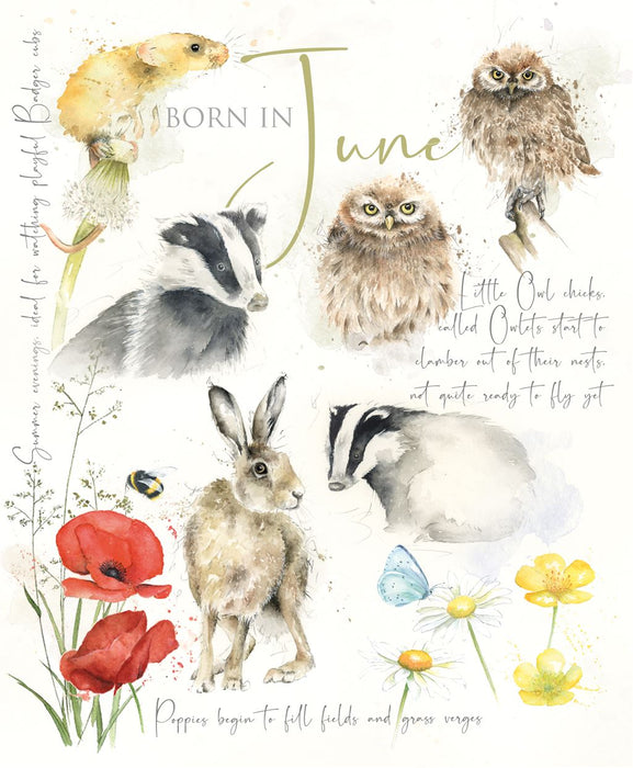 Cherry Orchard 'Born In June' Open Card
