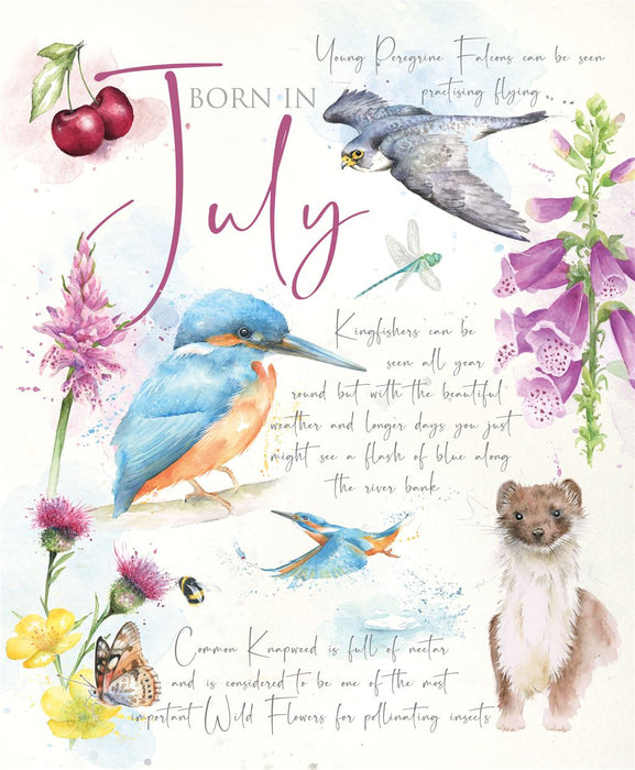 Cherry Orchard 'Born In July' Open Card