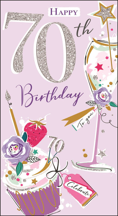 Jonny Javelin 'Happy 70th Birthday' Birthday Card