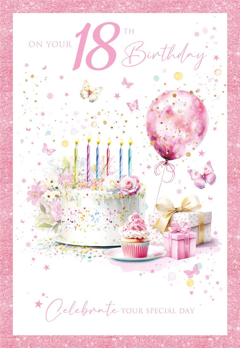 Cherry Orchard 'On Your 18th Birthday' Birthday Card