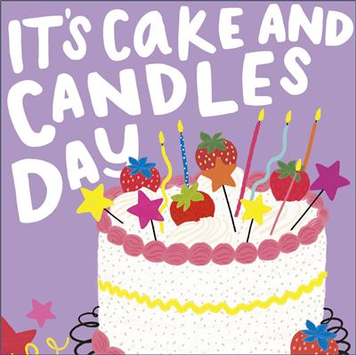 UKG 'It's Cake And Candles Day' Birthday Card