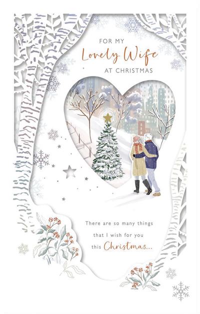 UKG ' For My Lovely Wife' Christmas Card
