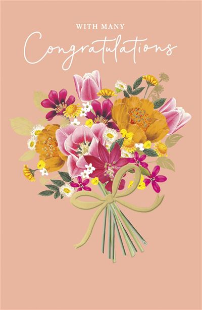 UKG 'With Many Congratulations' Congratulations Card