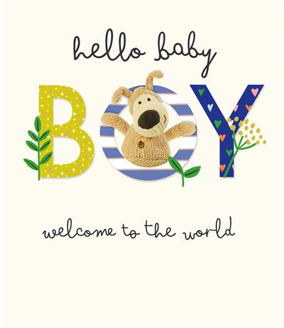UKG 'Hello Baby Boy' New Baby Card