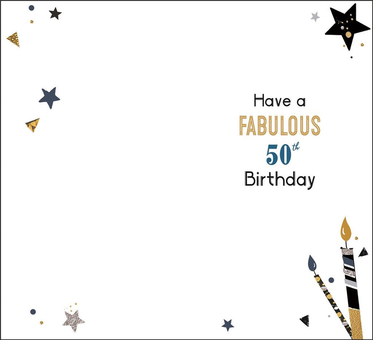Jonny Javelin 'Happy 50th Birthday' Birthday Card