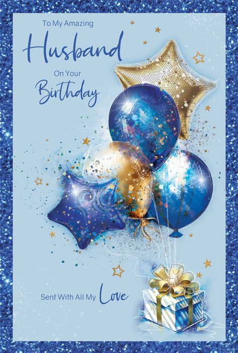 Cherry Orchard 'To My Amazing Husband' Birthday Card