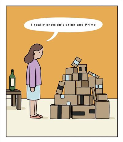 UKG 'I Really Shouldn't Drink And Prime' Birthday Card