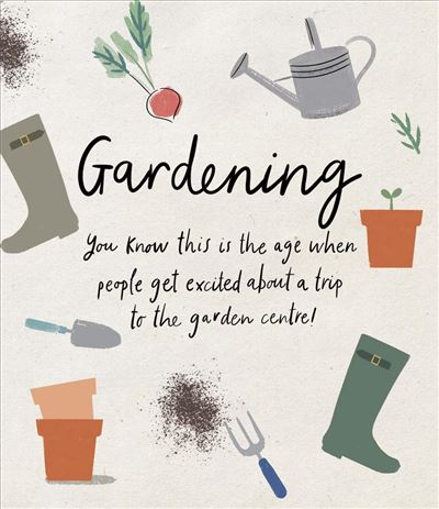 UKG 'Gardening' Birthday Card