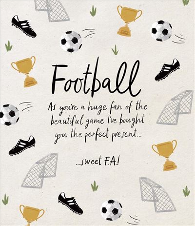 UKG 'Football' Birthday Card