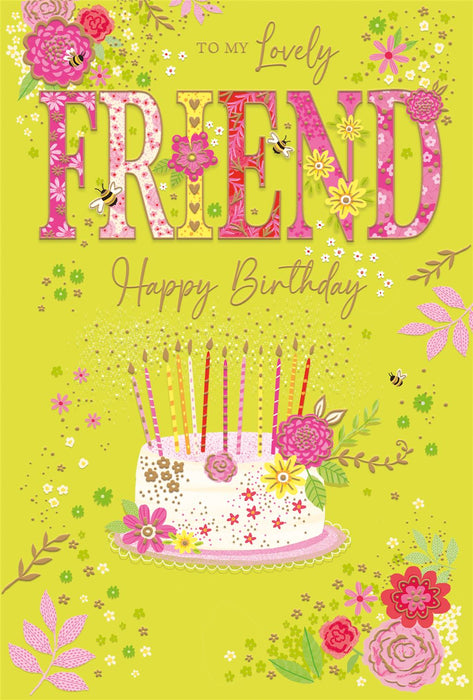 Cherry Orchard 'To My Lovely Friend' Birthday Card