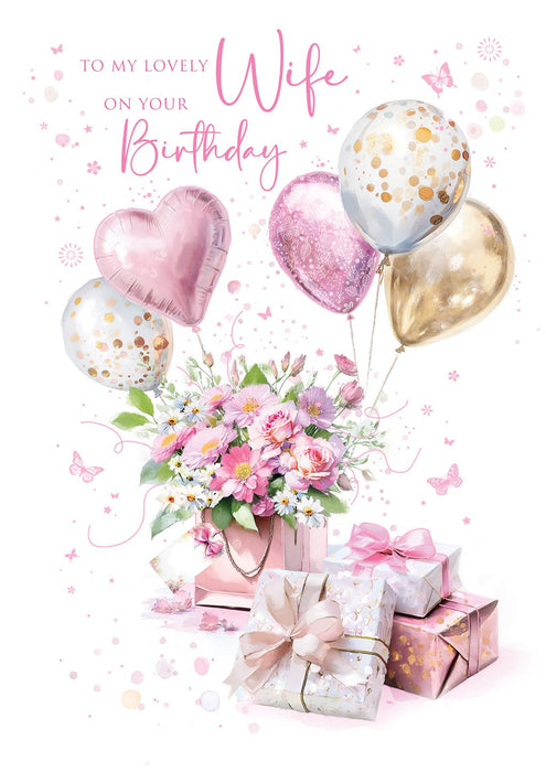 Cherry Orchard ' To My Lovely Wife' Birthday Card