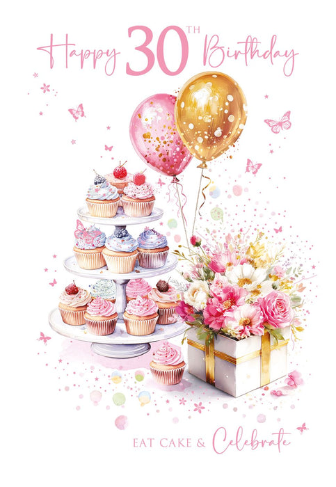 Cherry Orchard 'Happy 30th Birthday' Birthday Card