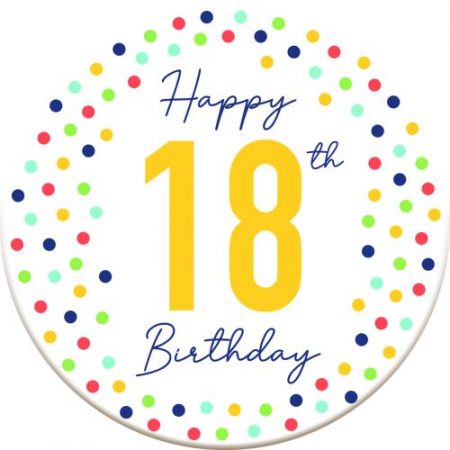 Scentiment Gifts 18th Birthday Coaster