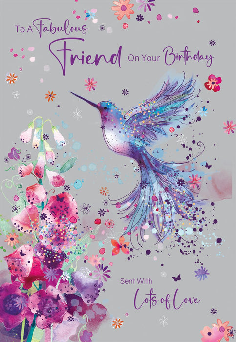Cherry Orchard 'To A Fabulous Friend' Birthday Card