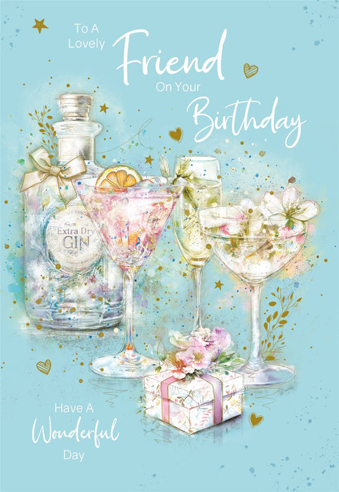 Cherry Orchard 'To A Lovely Friend' Birthday Card