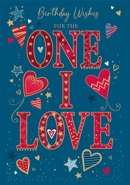 Cherry Orchard 'For The One I Love' Birthday Card