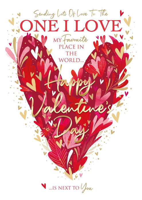Cherry Orchard 'To The One I Love' Valentine Card