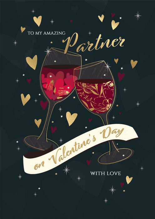 Cherry Orchard 'To My Amazing Partner' Valentine Card