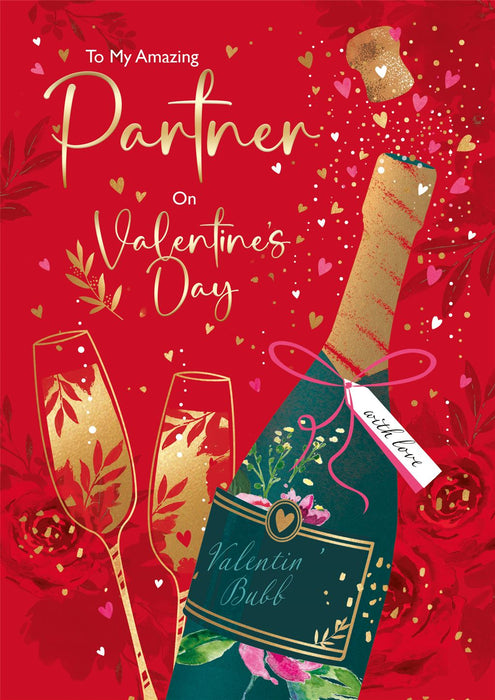 Cherry Orchard 'To My Amazing Partner' Valentine Card