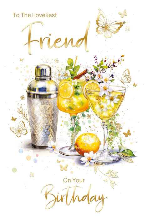 Cherry Orchard 'To The Loveliest Friend' Birthday Card