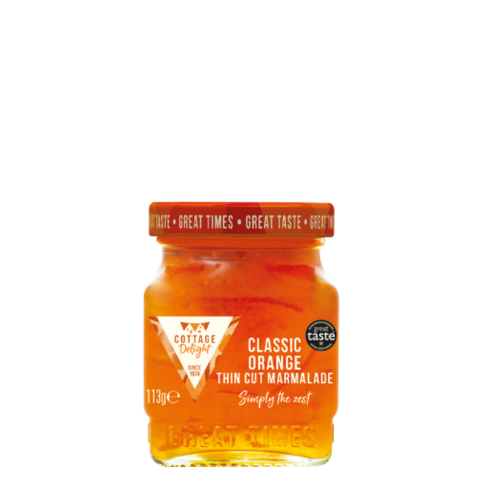 Cottage Delight Classic Orange Thin Cut Marmalade Mini Jar113g