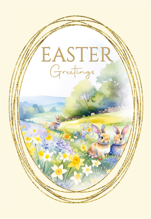 Cherry Orchard 'Easter Greetings' Easter Card
