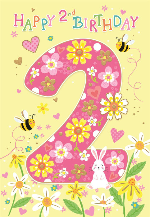 Cherry Orchard 'Happy 2nd Birthday' Birthday Card