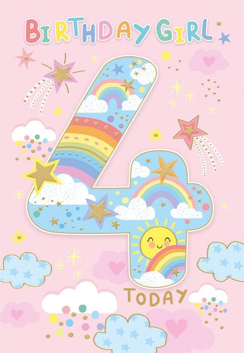 Cherry Orchard 'Birthday Girl 4' Birthday Card