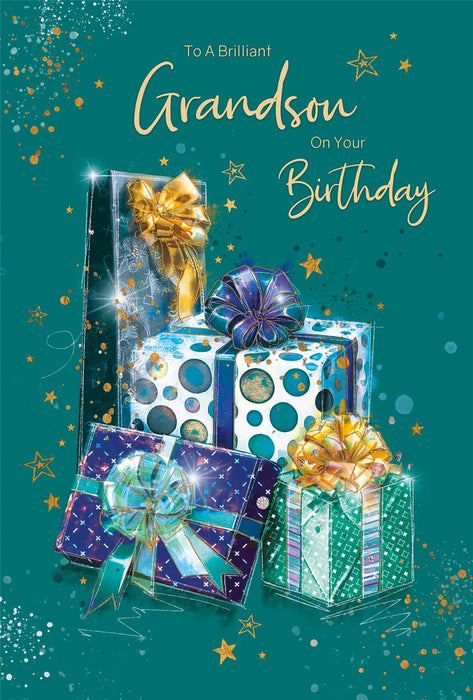 Cherry Orchard 'To A Brilliant Grandson' Birthday Card