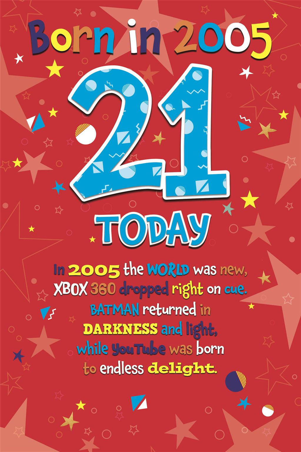 Cherry Orchard '21 Born In 2005' Birthday Card — Maple Gifts