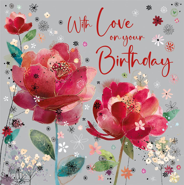 Cherry Orchard 'With Love On Your Birthday' Birthday Card