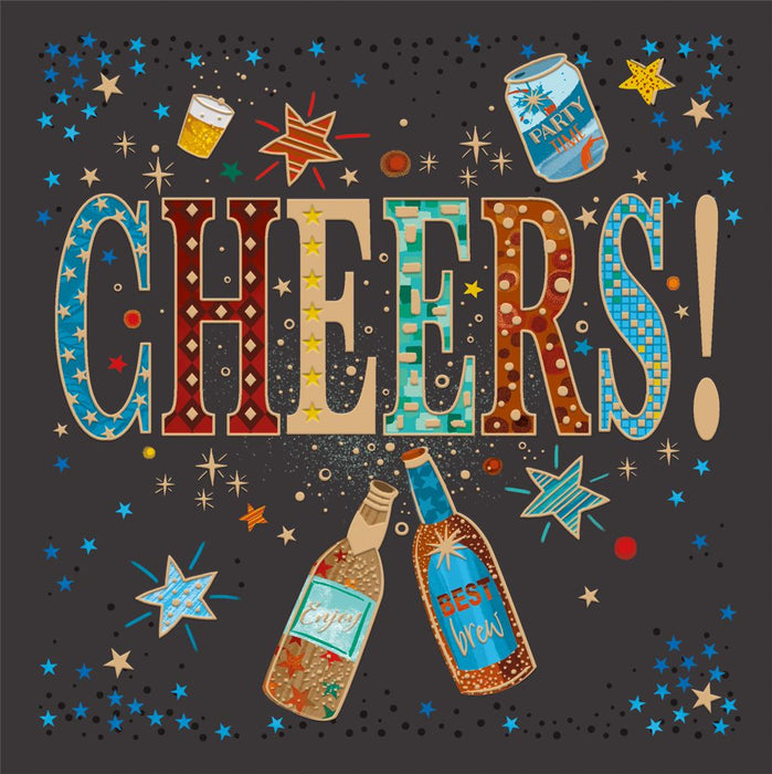Cherry Orchard 'Cheers' Birthday Card