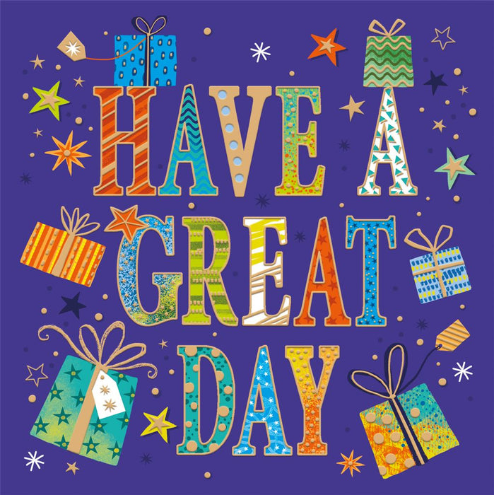 Cherry Orchard 'Have A Great Day' Birthday Card