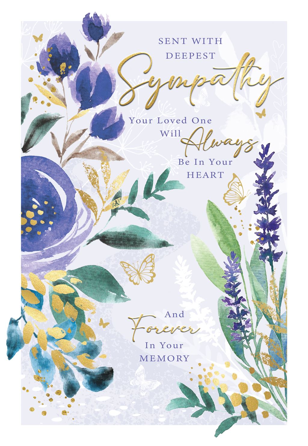 Cherry Orchard 'Sent With Deepest Sympathy' Sympathy Card — Maple Gifts
