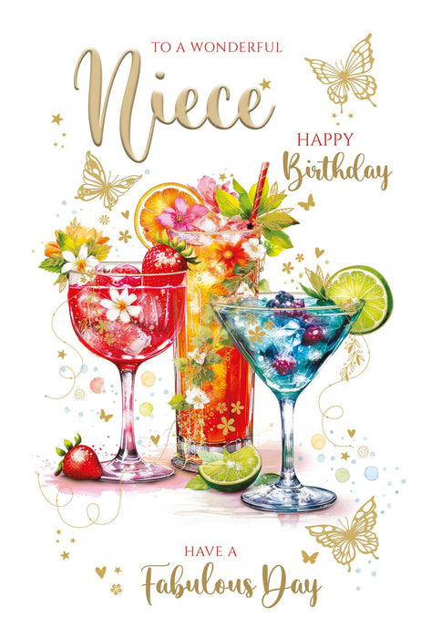 Cherry Orchard 'To A Wonderful Niece' Birthday Card