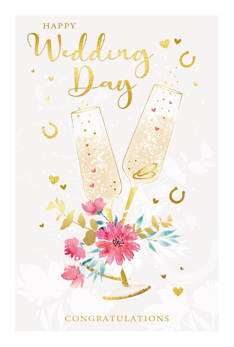 Cherry Orchard 'Happy Wedding Day' Wedding Card