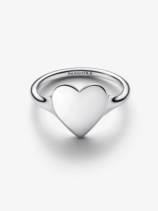 Pandora Engravable Heart Ring Sterling Silver