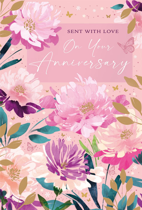 Cherry Orchard 'On Your Anniversary' Anniversary Card
