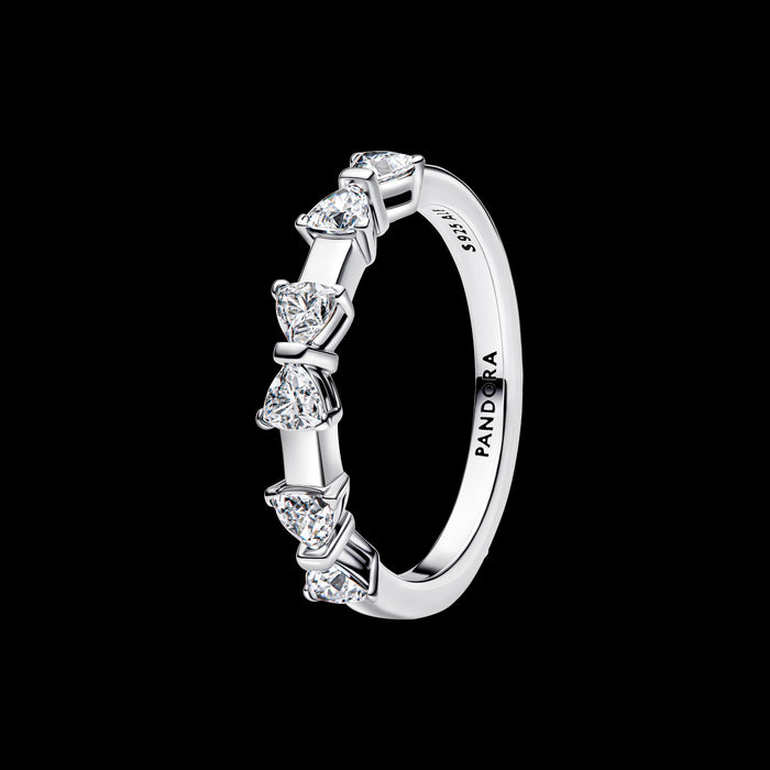 Pandora Bow Station Ring Sterling Silver