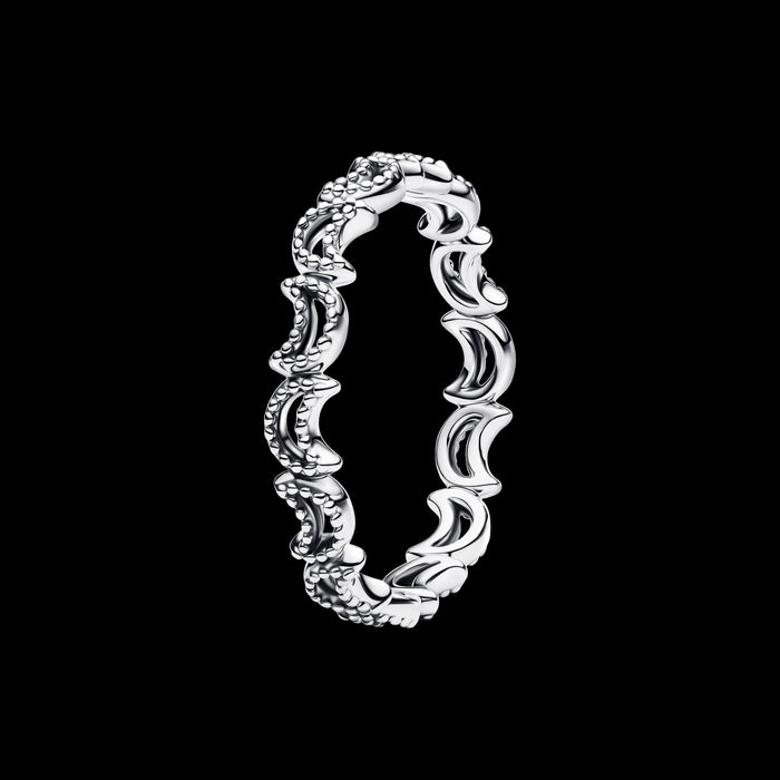 Pandora Crescent Moon Ring Sterling Silver