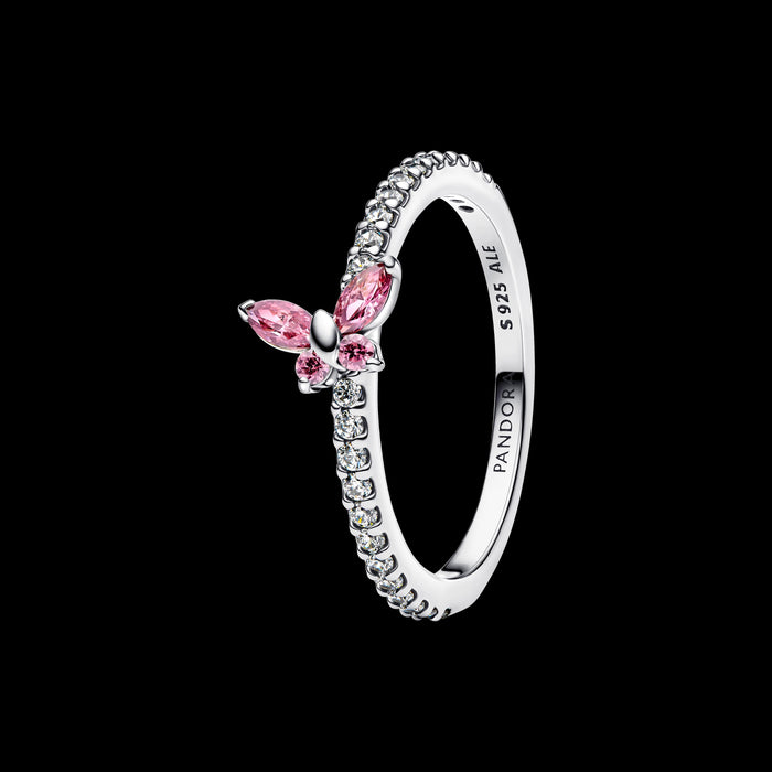 Pandora Sparkling Butterfly Ring Sterling Silver