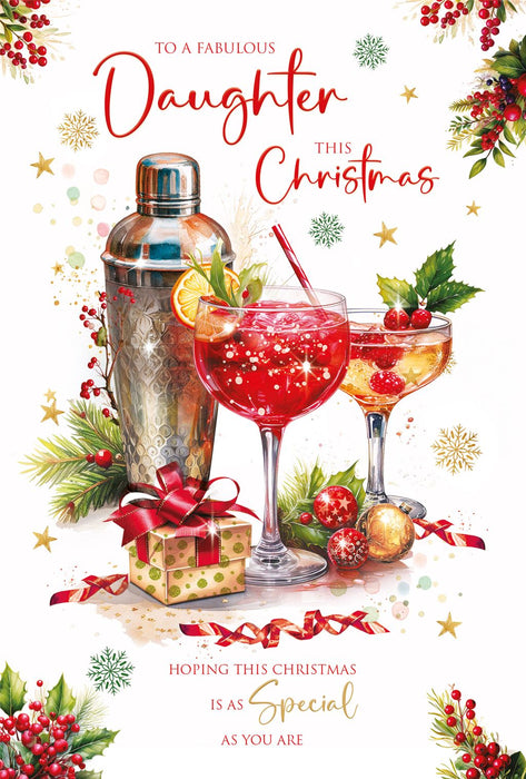 Cherry Orchard 'To A Fabulous Daughter' Christmas Card