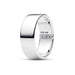 A polished silver band ring with a row of four small clear gemstones on the inner band, shown on a white background. The inside of the ring is engraved with 'S925 ALE'.