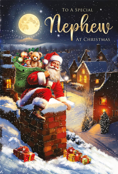 Cherry Orchard 'To A Special Nephew' Christmas Card