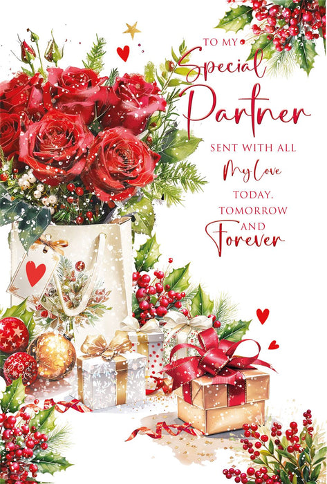 Cherry Orchard 'To My Special Partner' Christmas Card