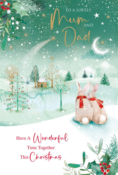Cherry Orchard 'To A Lovely Mum And Dad' Christmas Card
